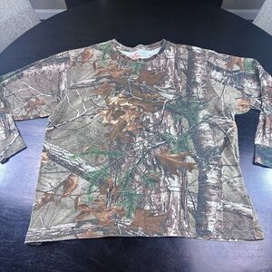 Men's Camo Short Sleeve Tee - Realtree-Style Hunting Print
